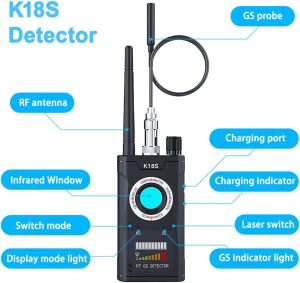 Security Bug GPS Detector RF Signal Camera GSM Audio Finder Scan Monitor Device